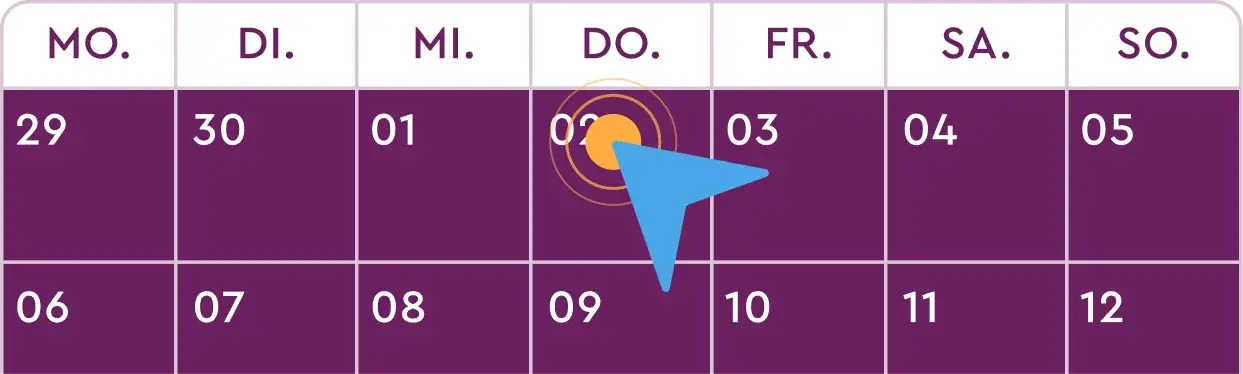 Yousty Kalender Terminvereinbarung